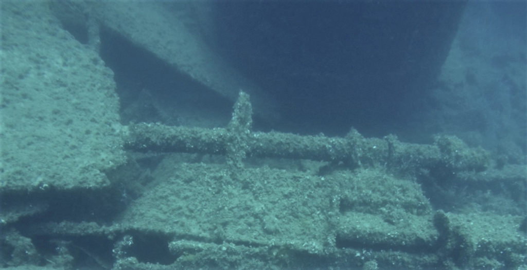 kalamitsi wreck propeller shaft